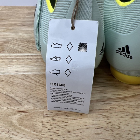 Adidas The‎ Indoor Cycling Bike Shoes Men's 10 Green 3-Bolt GX1668 - Picture 14 of 16